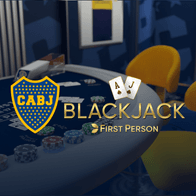 First Person Boca Juniors Blackjack game screenshot
